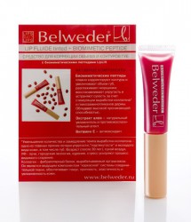 Средство Belweder лип лифт для коррекции объема и контура губ с биомиметическими пептидами 7 мл светло-вишневое