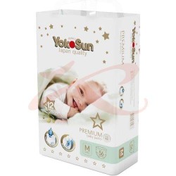 Подгузники-трусики 56 шт. YokoSun премиум 6-10 кг р. M