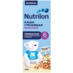 Каша молочная жидкая, Nutrilon (Нутрилон) 206 г гречневая с пребиотиком ультрапастеризованная с 6 мес (Кашка на ночь) пакет