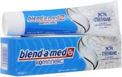 Зубная паста, Blend-a-med (Бленд-а-мед) 100 мл Комплекс Экстра отбеливание мята