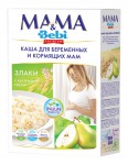 Каша для беременных и кормящих мам, Mama & Bebi (Мама энд Беби) 200 г Премиум злаки с кусочками груши